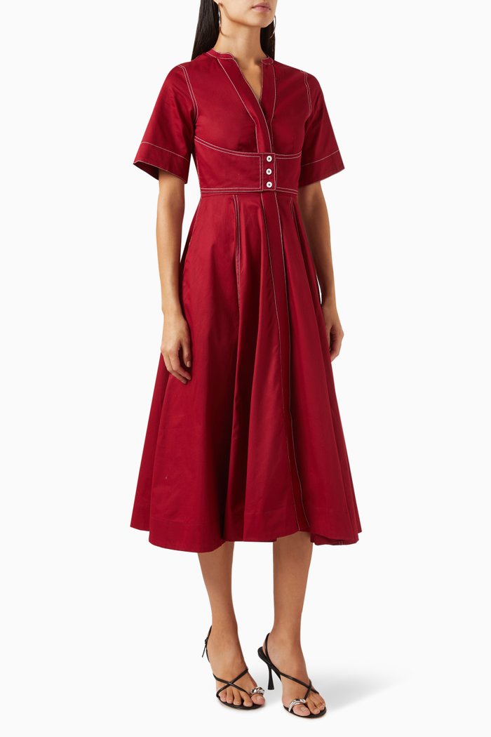 

Klara Shirt Dress in Cotton-poplin, Pink