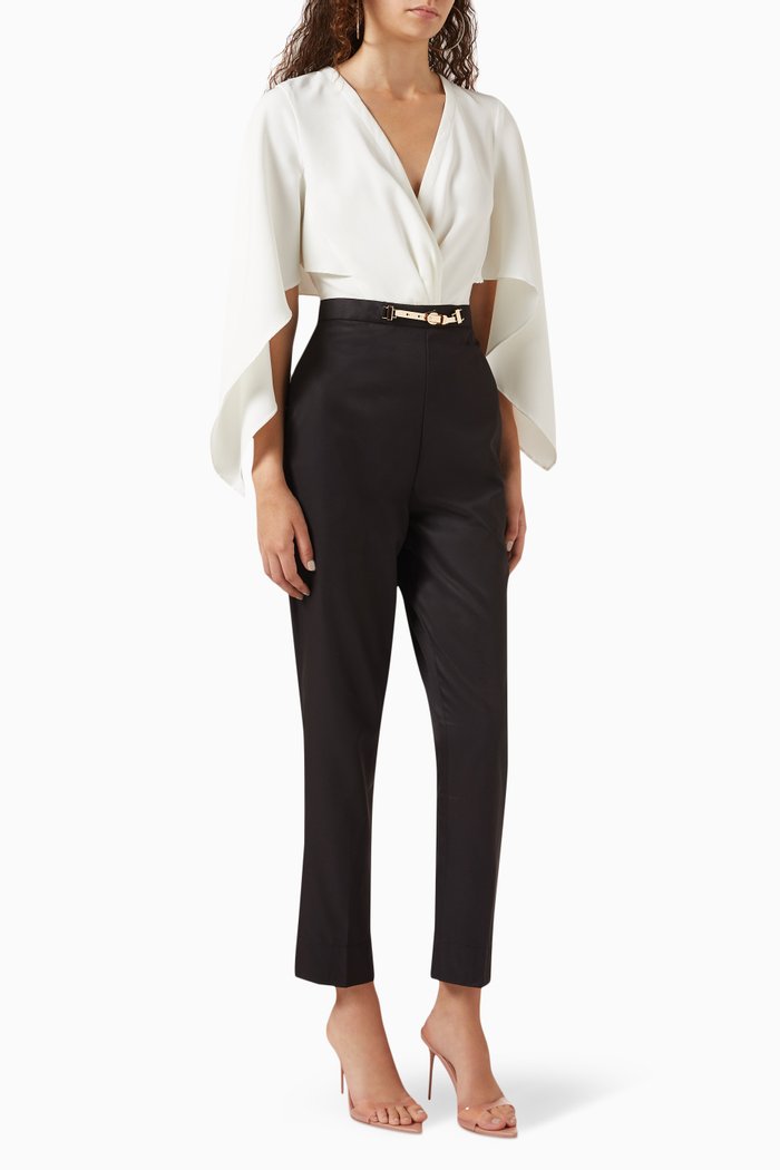 

Paulina Jumpsuit in Crepe, Neutral