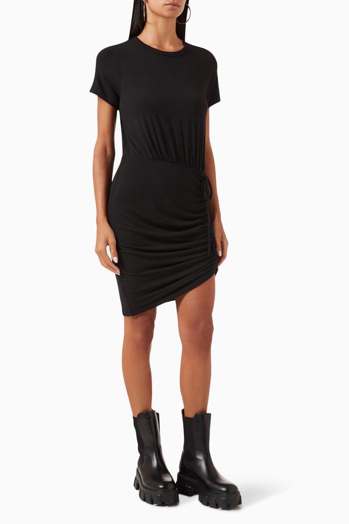 

Hannock Ruched Dress, Black