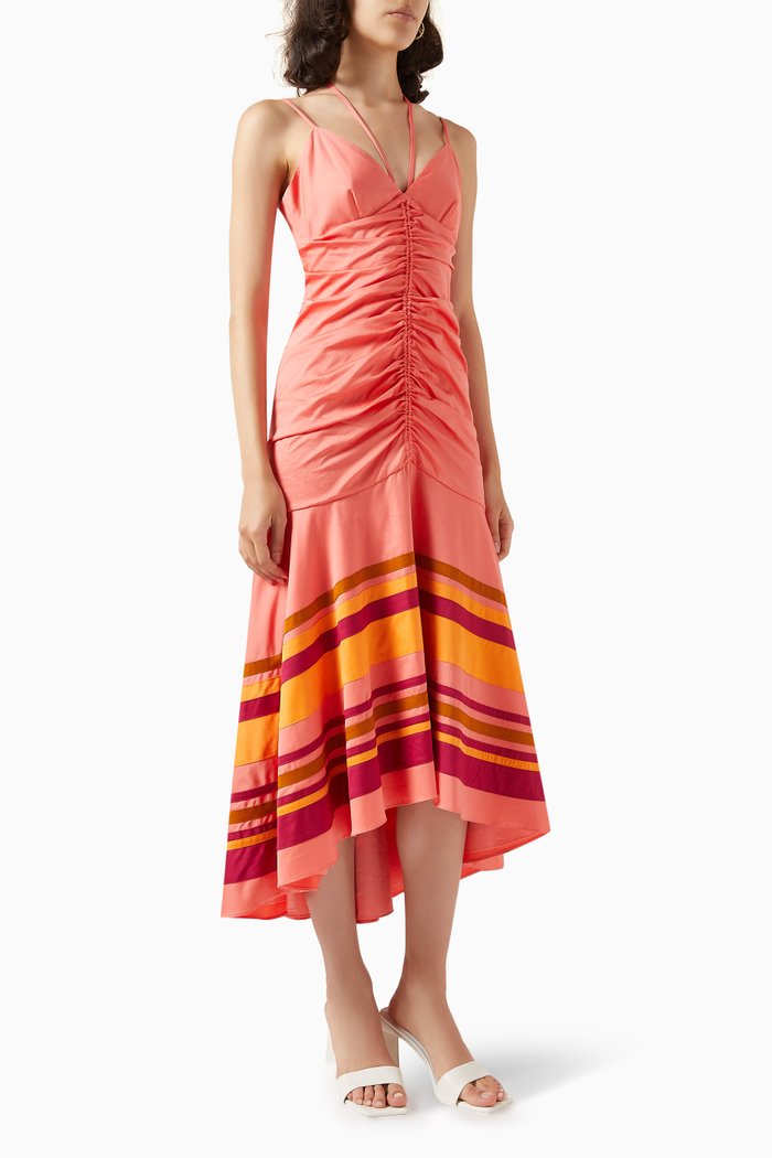 

Fitz Dress in Cotton Poplin, Multicolour