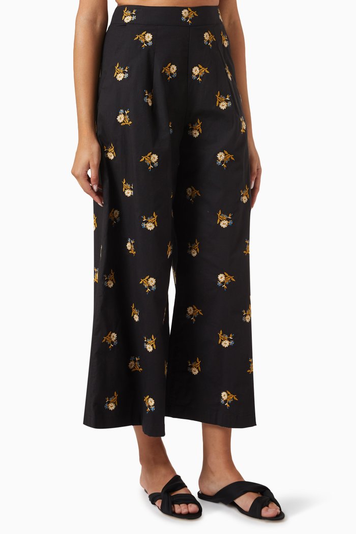 

Mazum Pants in Stretch Cotton, Black