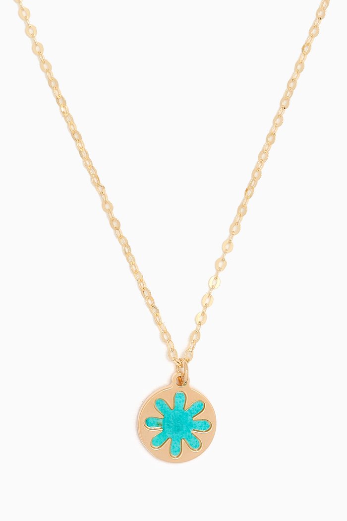 

Ara Flower Necklace in 18k Yellow Gold