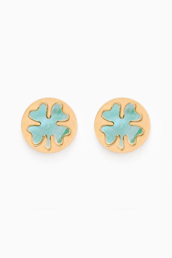 

Ara Clover Earrings in 18kt Yellow Gold
