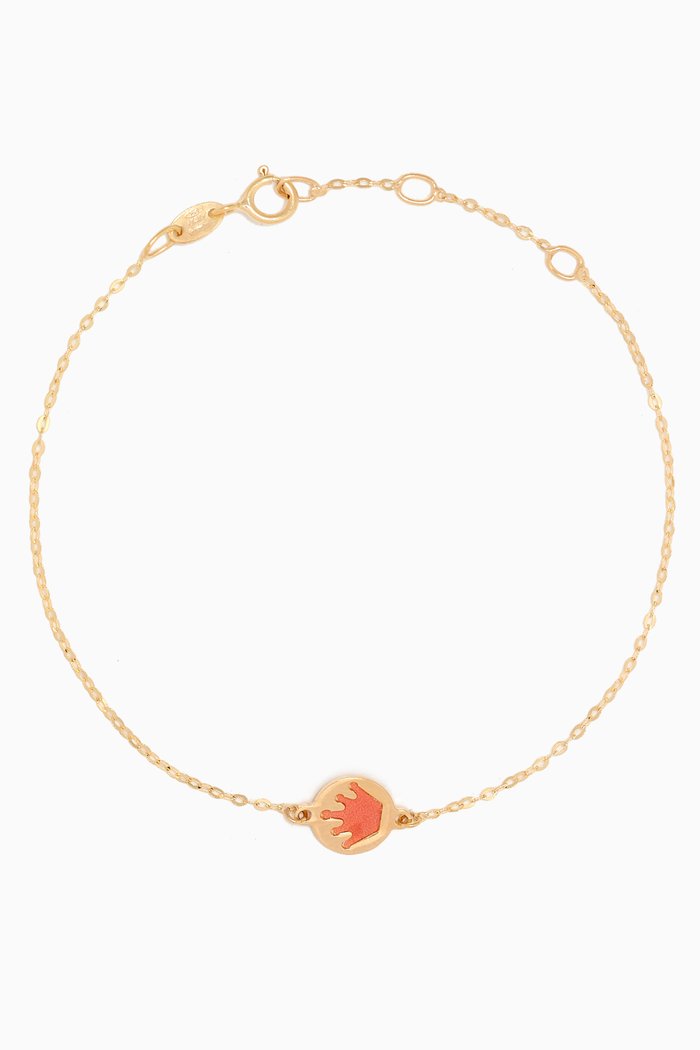 

Ara Crown Bracelet in 18k Yellow Gold