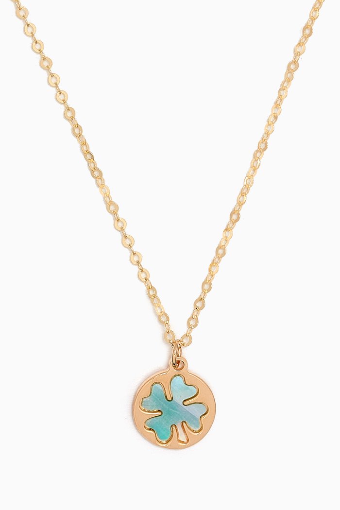 

Ara Clover Necklace in 18k Yellow Gold