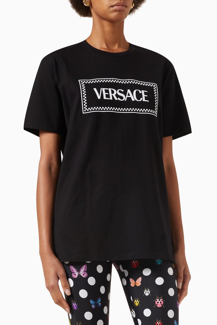 

Embroidered Logo T-shirt in Cotton-jersey, Multicolour