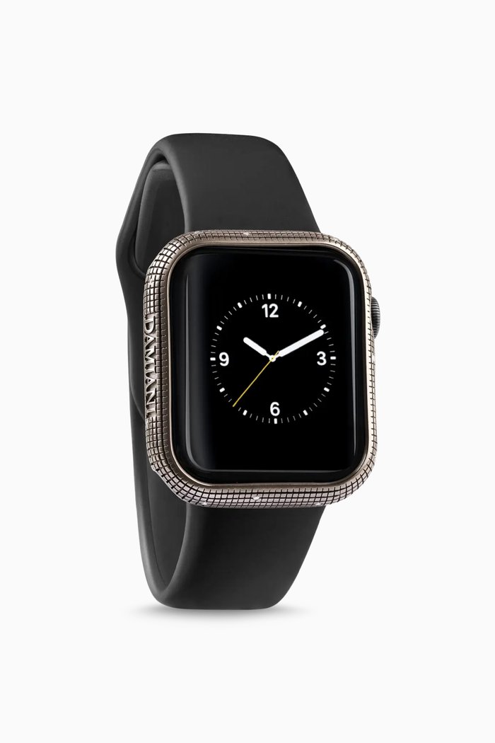 

Metropolian Cover DAMIANI™ with Diamond Pavé in Black Titanium compatible with the Apple Watch™*, 41mm