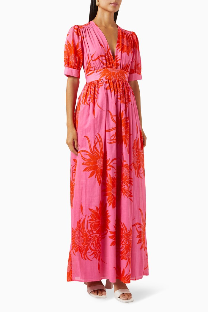 

Floral Maxi Dress, Pink