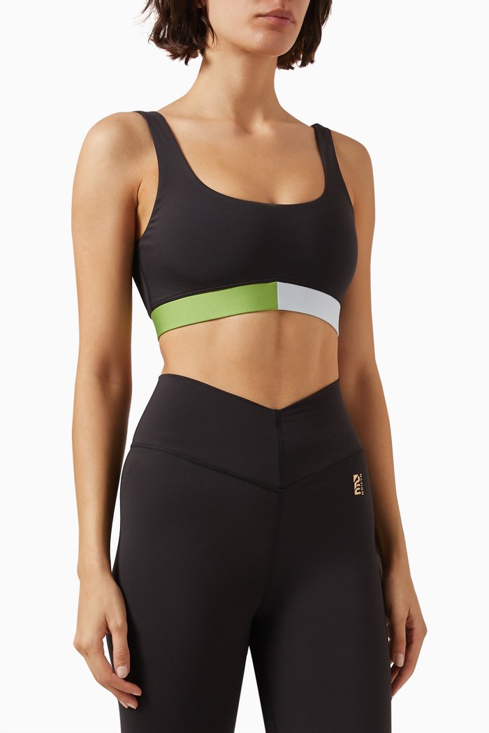 

Sprint Time Low-impact Sports Bra in Technical Fabric, Black