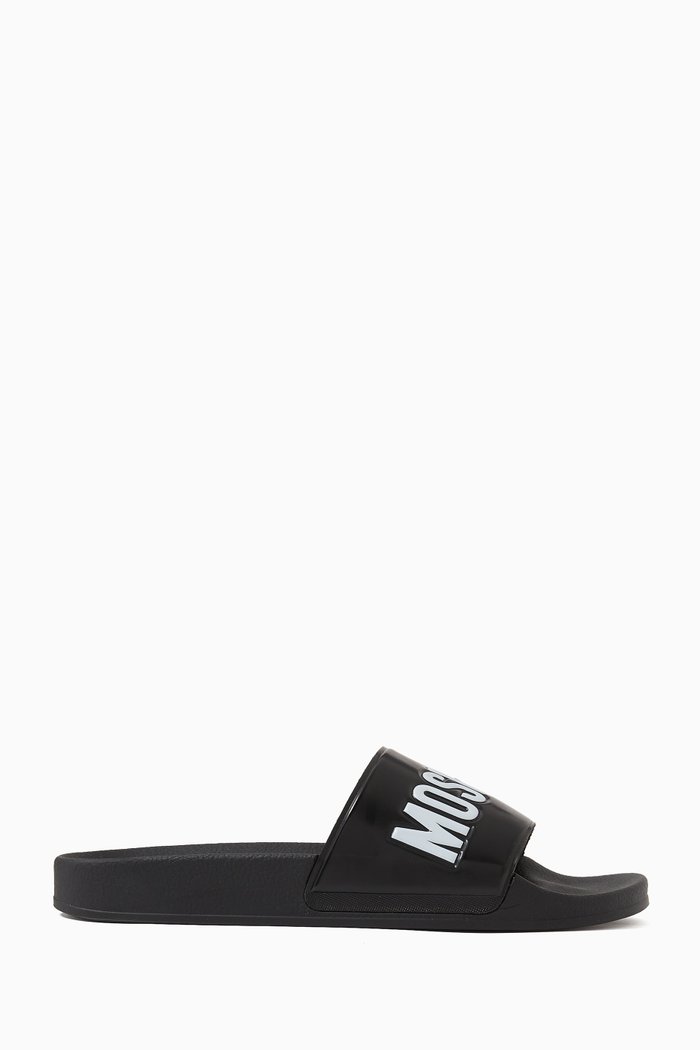

Logo Pool Slides in TPU, Black