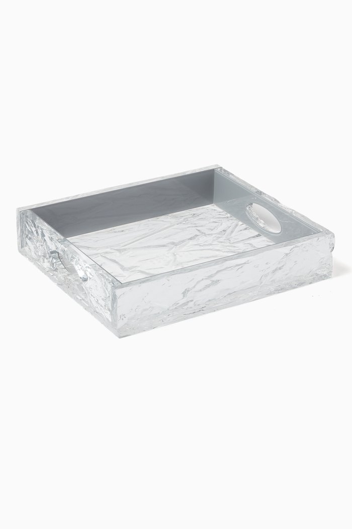 

Crushed Ice Tray in Acrylic, Silver