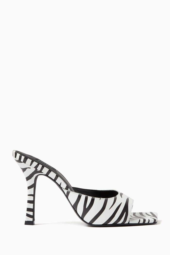 

Celine 90 Mule Sandals in Denim, Multicolour