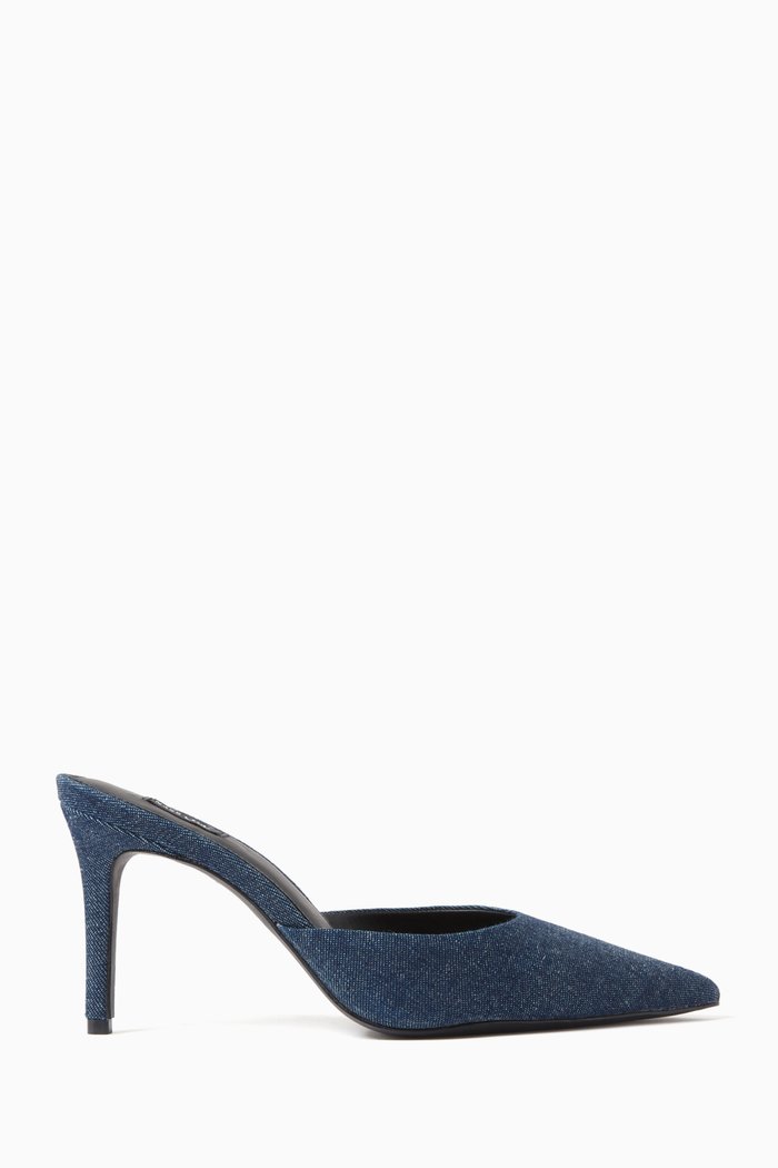 

Reese 80 Mule Sandals in Denim, Blue