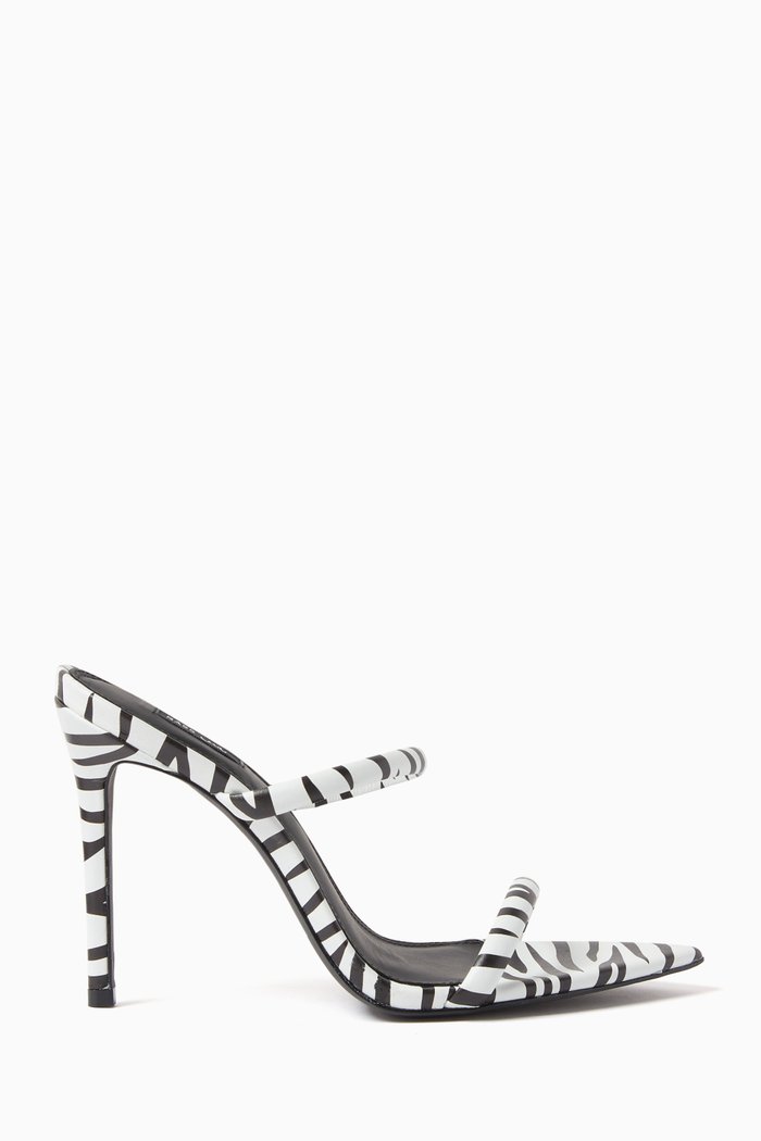 

Manila 100 Mule Sandals in Satin, Multicolour
