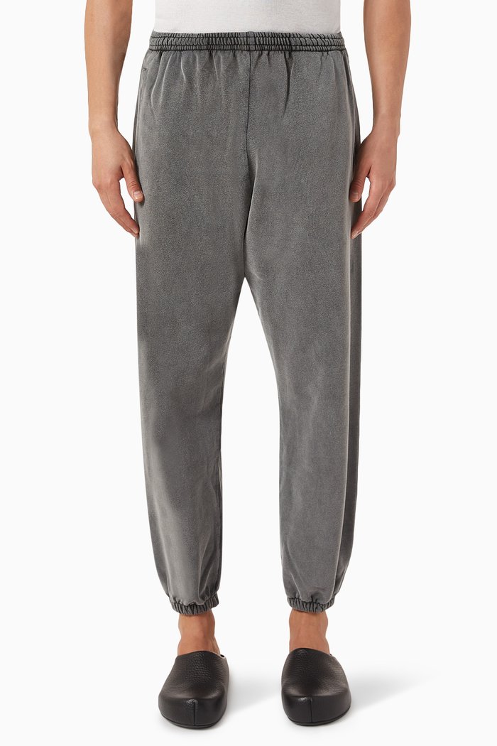 

Faded Sweatpants in Organic Cotton, Black