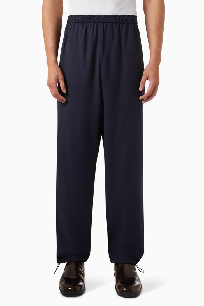 

Mid-rise Pants in Viscose, Blue