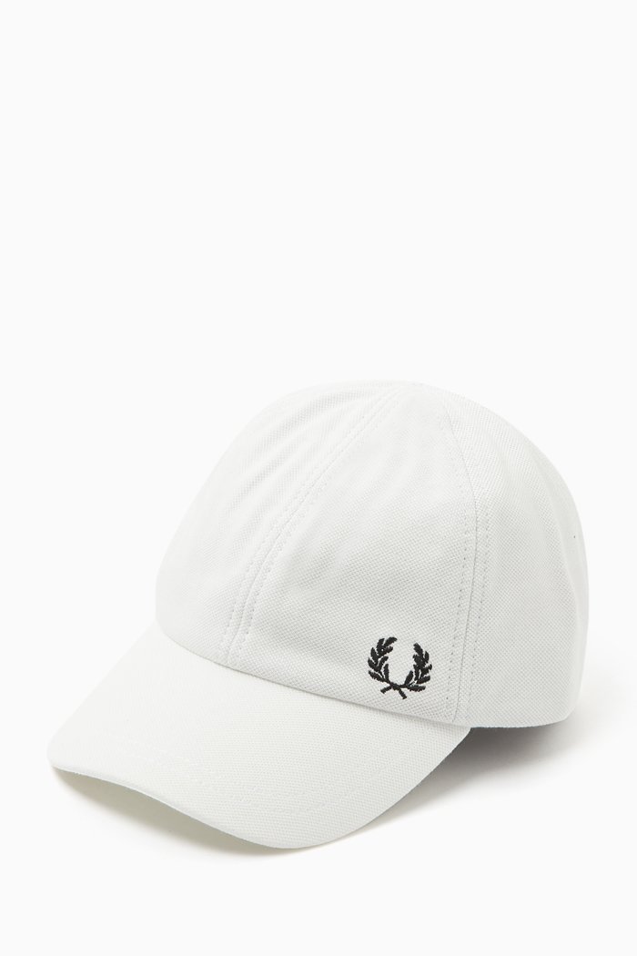 

Classic Cap in Cotton Pique, White