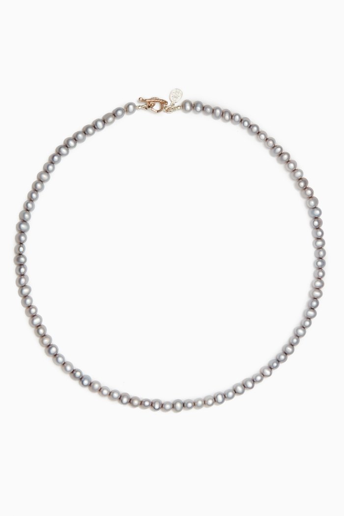 Freshwater Pearl Necklace in Sterling Silver