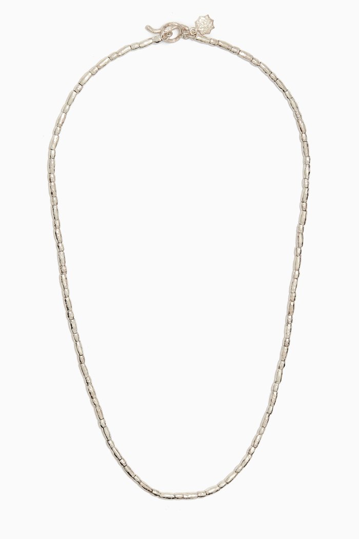 

Rice Nomad Necklace in Sterling Silver