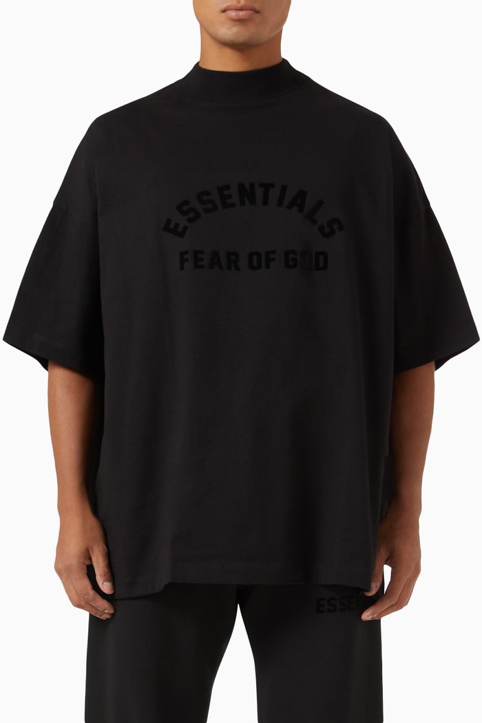 

Logo T-shirt in Cotton-jersey, Black