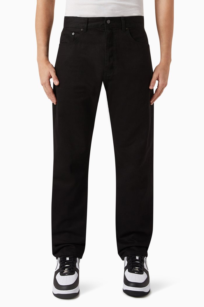 

Five-pocket Jeans in Denim, Black