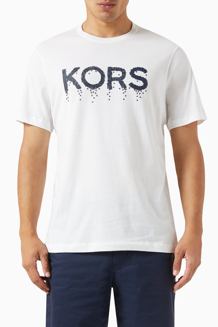 

Graphic Logo T-shirt in Cotton, White
