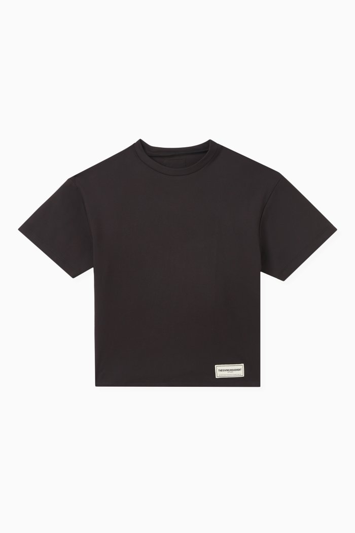 

Oversized T-shirt in Light Softskin100©, Black