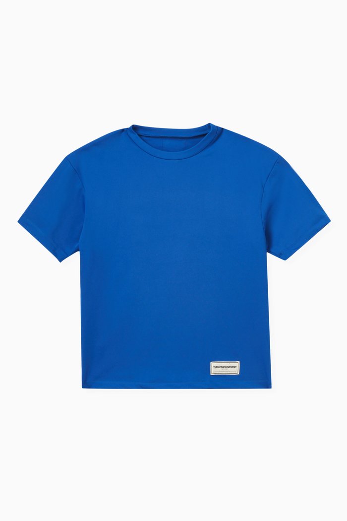 

Oversized T-shirt in Light Softskin100©, Blue