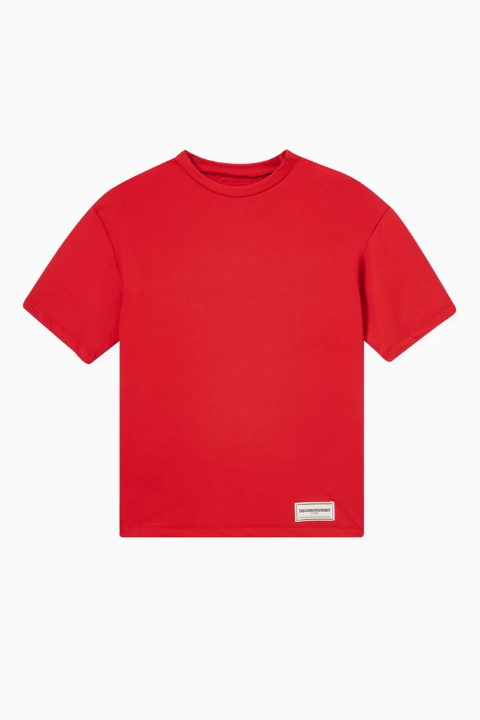 

Oversized T-shirt in Light Softskin100©, Red