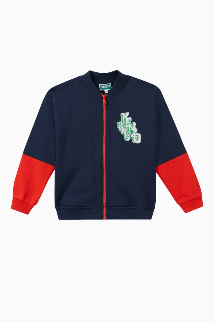 

Logo Patch Sweatershirt in Cotton, Blue