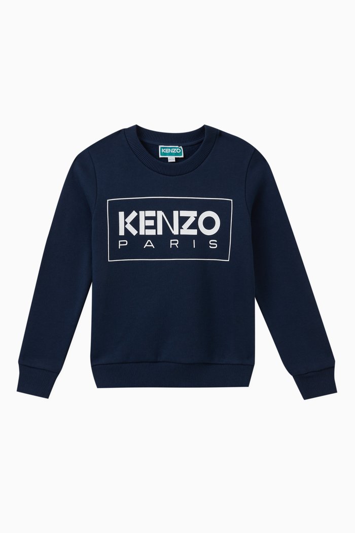 

Logo-print Sweatshirt in Cotton, Blue