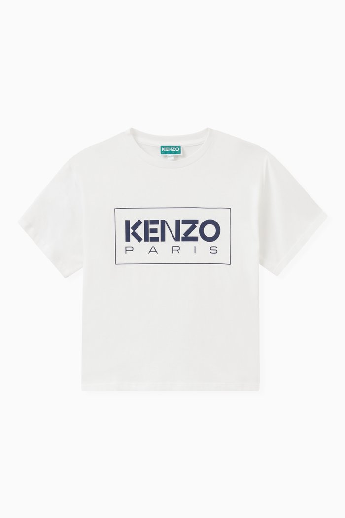 

Logo Print T-shirt in Cotton, White