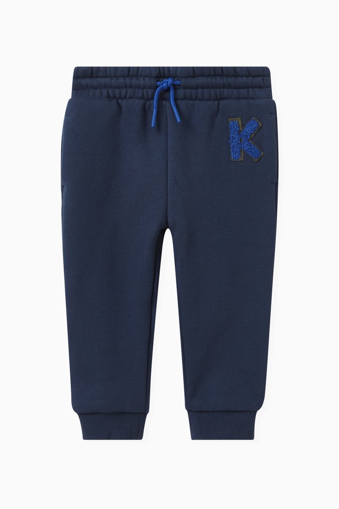 

Logo Joggers in Cotton Blend, Blue