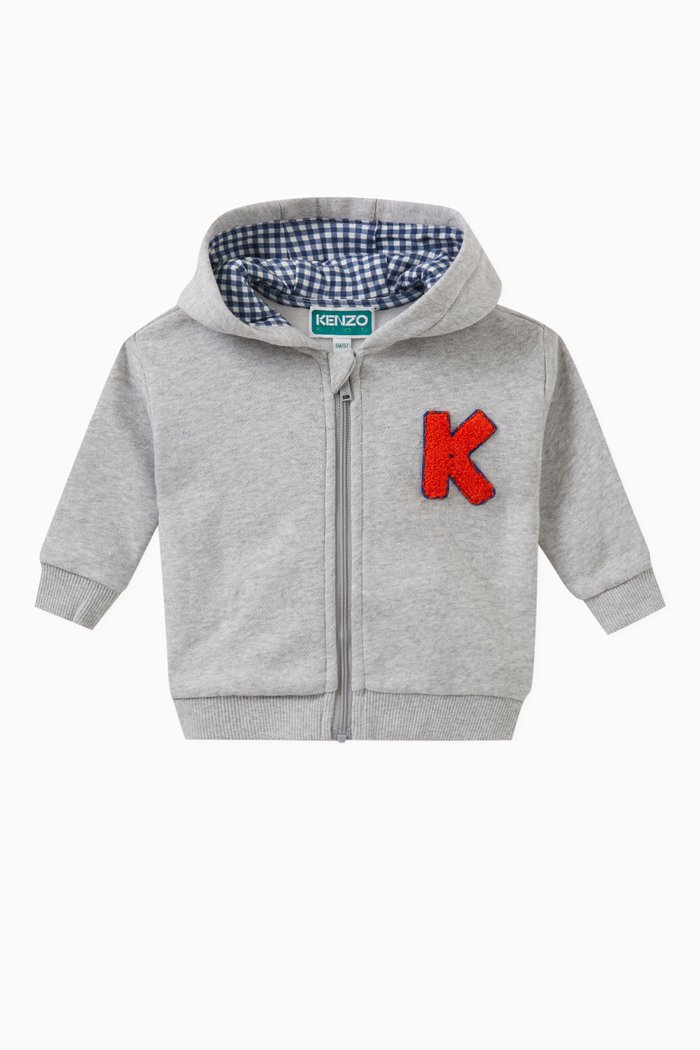 

Logo-embroidered Sweatshirt in Cotton, Grey