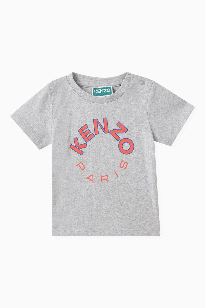 

Logo T-shirt in Cotton Jersey, Grey