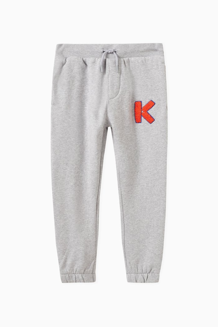 

Logo-embroidered Sweatpants in Cotton, Grey