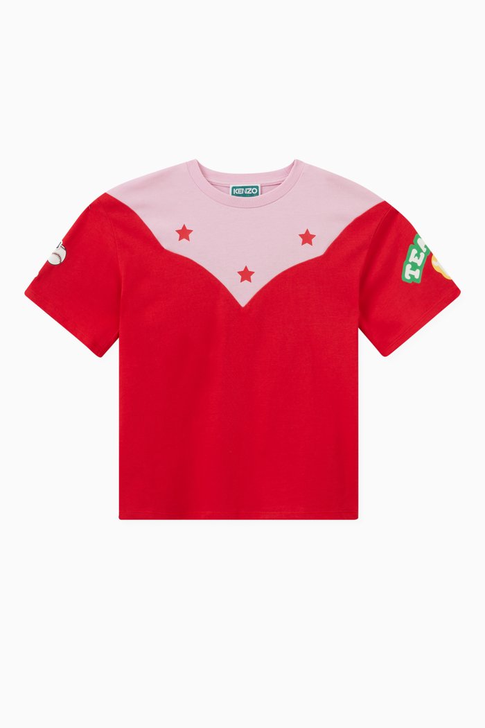 

Graphic Logo T-shirt in Cotton, Red
