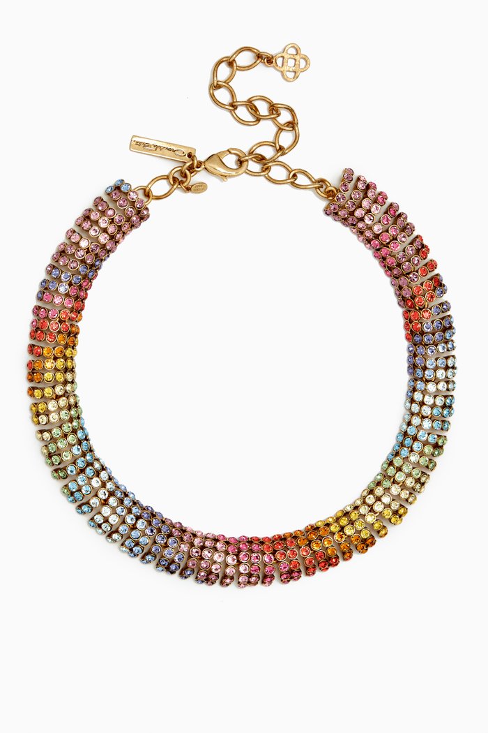 

Disco Crystal Necklace, Multicolour