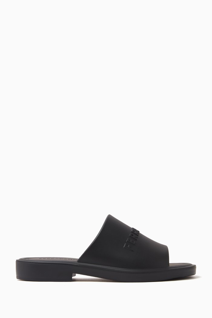 

Giuneva 3D Logo Slides in EVA, Black
