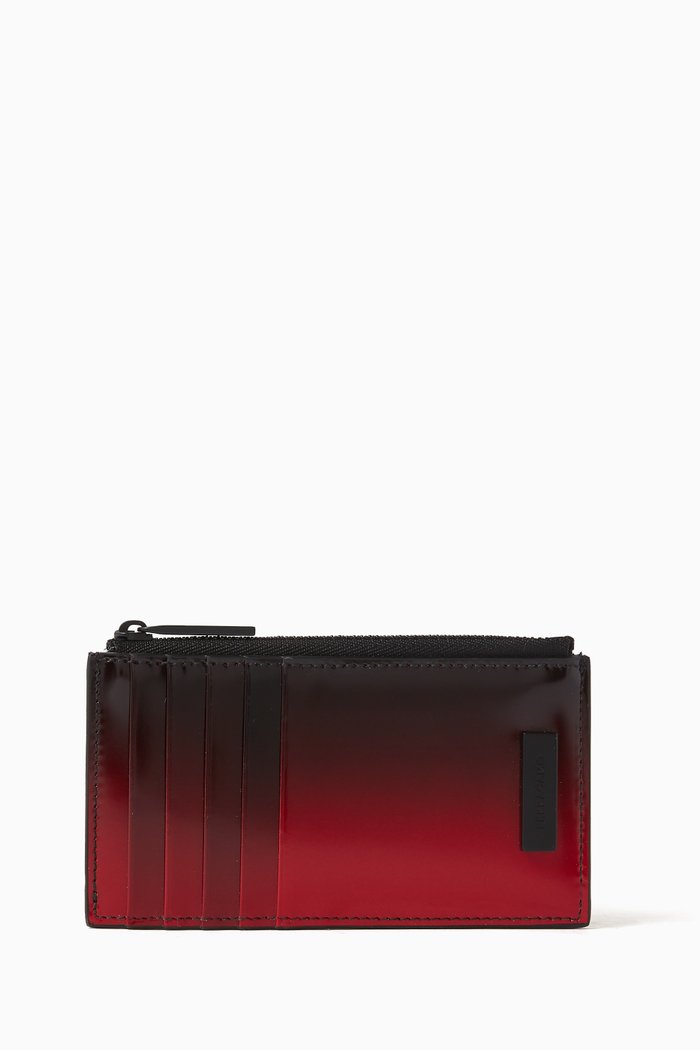 

Lingotto Cardholder in Calfskin Leather, Red
