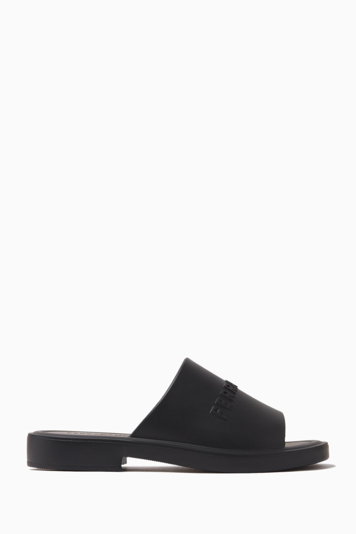 

Giuneva 3D Logo Slides in EVA, Black