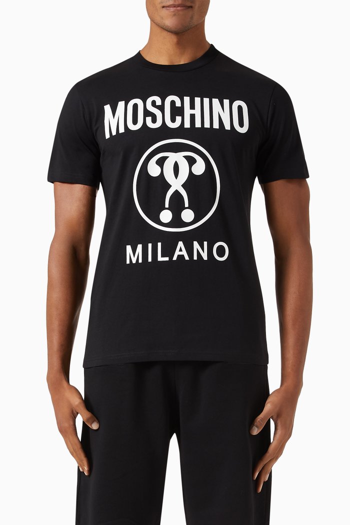 

Logo T-shirt in Cotton Jersey, Black