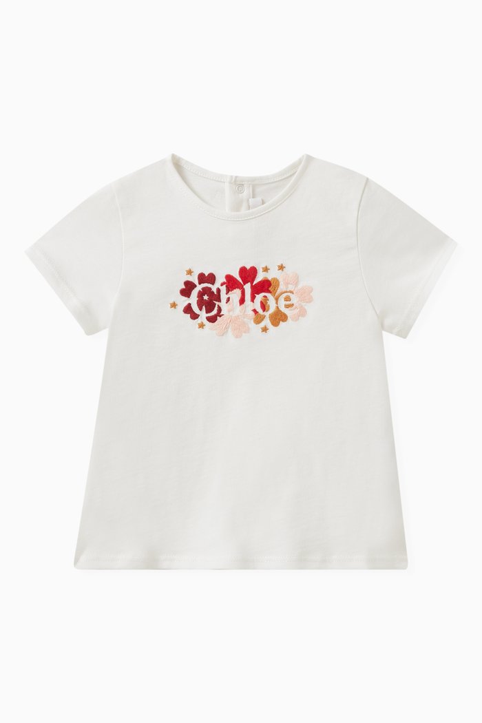 

Logo T-shirt in Jersey, White