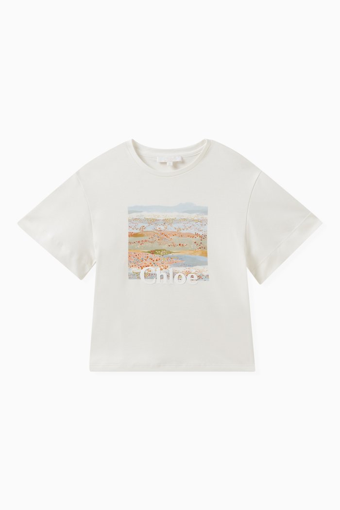 

Logo T-shirt in Jersey, White