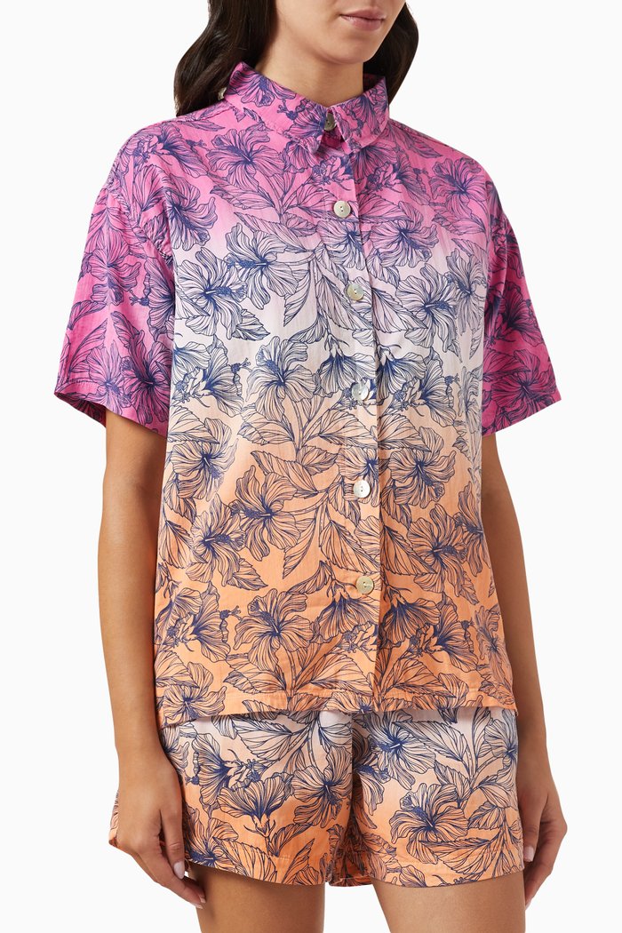 

Cole Printed Blouse, Pink