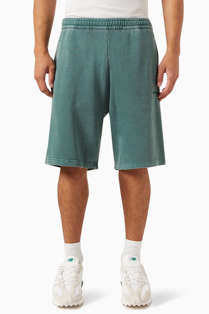 

Duster Sweat Shorts in Cotton, Green