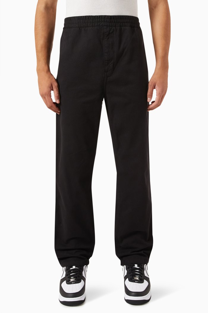 

Flint Pants in Cotton, Black