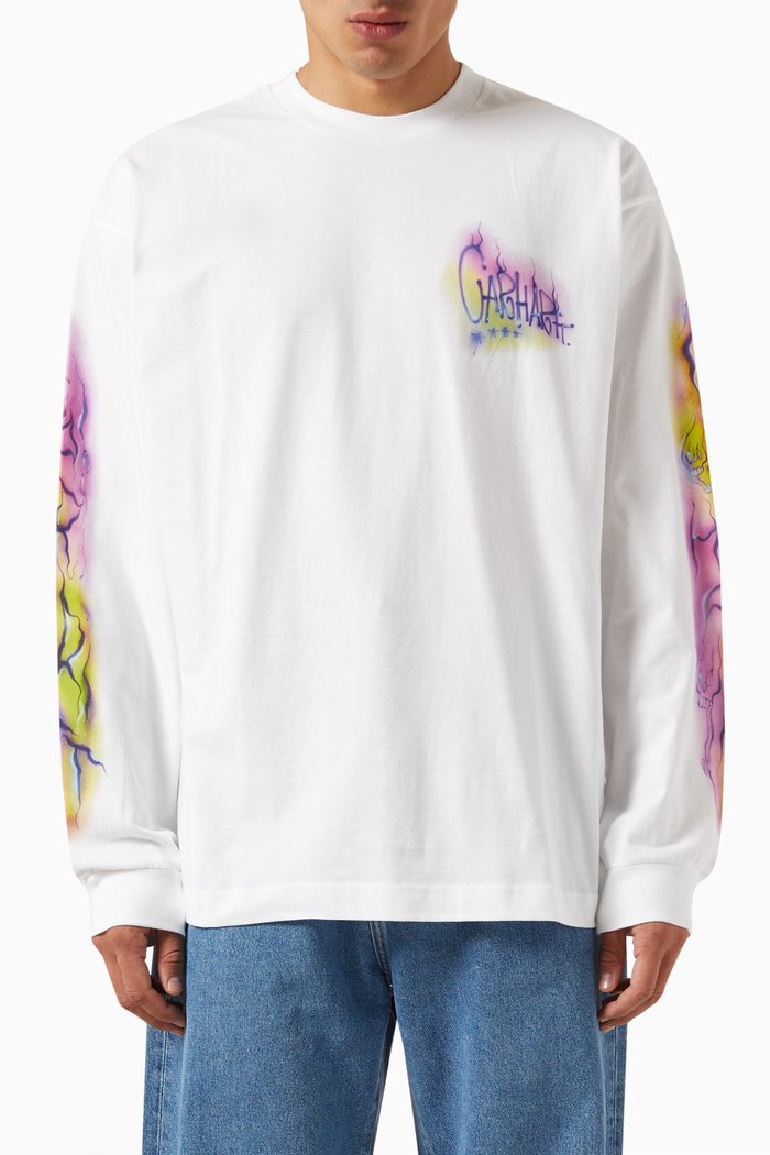 

Babybrush Grin T-shirt in Organic Cotton, White
