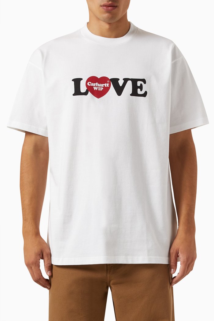 

Love T-shirt in Cotton Jersey, White