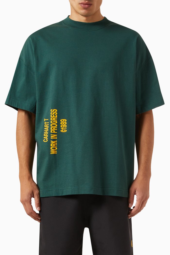 

Signature T-shirt in Cotton Jersey, Green